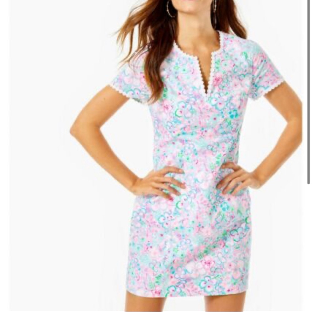 NWT! Lilly Pulitzer Braylon Stretch Shift Dress. Size 2.